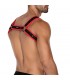 H4RNESS05 Arnés de Pecho Neon Rojo Talla Única