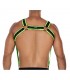 H4RNESS05 Arnés de Pecho Neon Verde Talla Única