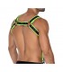 H4RNESS05 Arnés de Pecho Neon Verde Talla Única