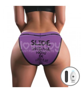 Braguitas con Vibración Printed Panties 34-38 Lila