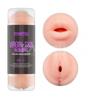 Masturbador Masculino Virgin-skin Vagina y Boca