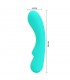 Prescott Vibrador USB Silicone Verde