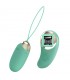 Mina Huevo Vibrador con Control Remoto Pantalla Digital Verd