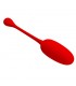 Knucker Huevo Vibrador Rojo