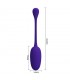 Knucker Huevo Vibrador Púrpura