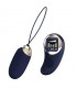 Mina Huevo Vibrador con Control Remoto Pantalla Digital Azul