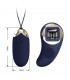 Mina Huevo Vibrador con Control Remoto Pantalla Digital Azul