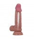 Dildo Realista con Piel Deslizante 19.4 cm caramelo