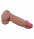 Dildo Realista con Piel Deslizante 19.4 cm caramelo