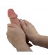 Dildo Realista con Piel Deslizante 19.4 cm caramelo