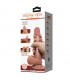 Dildo Realista con Piel Deslizante 19.4 cm caramelo