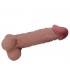 Dildo Realista Piel Deslizante 24 cm caramelo