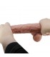 Dildo Realista Piel Deslizante 24 cm caramelo