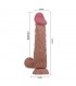 Dildo Realista Piel Deslizante 24 cm caramelo