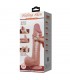 Dildo Realista Piel Deslizante 24 cm caramelo