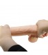 Dildo Realista Piel Deslizante 21.8 cm natural