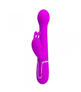 Vibrador con Thrusting y Bolas Rotatorias Dejon Rosa