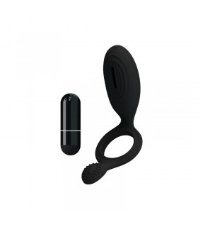 Pretty Love Anillo Vibrador Ethel Color Negro