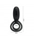 Pretty Love Anillo Vibrador Esther Color Negro
