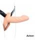 Arnés Strap-On con Dildo Hueco Silicona Premium Talla S