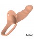 Arnés Strap-On con Dildo Hueco Silicona Premium Talla S