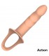 Arnés Strap-On con Dildo Hueco Silicona Premium Talla S