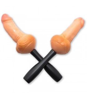 2 Maracas con Forma de Pene 25 cm