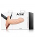 Arnés Strap-on con Dildo Hueco Silicona Premium Talla L