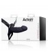 Arnés Strap-On con Dildo Hueco Silicona Premium Talla S Negr