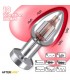 Dimpor Plug Anal Cromado con Vibración USB Magnético Talla M