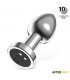 Dimpor Plug Anal Cromado con Vibración USB Magnético Talla S