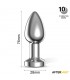Dimpor Plug Anal Cromado con Vibración USB Magnético Talla S
