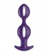 B Balls Duo Plug Anal con Peso White/Dark Violet