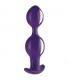 B Balls Duo Plug Anal con Peso White/Dark Violet