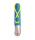 Amorino Vibrador del Punto G Petrol/Neon Yellow