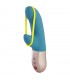 Amorino Vibrador del Punto G Petrol/Neon Yellow