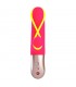 Amorino Vibrador del Punto G Pink/Neon Yellow