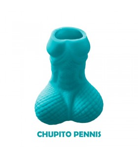 Chupito Forma Pene Color Azul