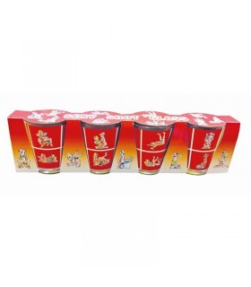 Set de 4 Chupitos de Cristal Kamasutra