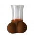 Chupito de Cristal con Testiculos Mulato