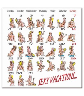 Imán de Calendario Kamasutra