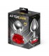 PLUG METAL PLATA ROSA M