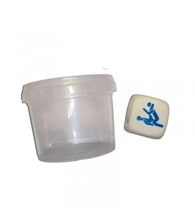 Dado Blanco de Posturas en Bote para Chicos