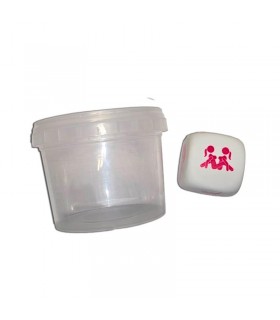Dado Blanco de Posturas en Bote para Chicas