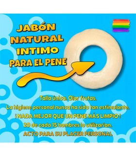 Jabón en Forma de Anillo para el Pene Naranja
