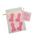 Set de 4 Mini Jabones con Forma de Pene Rosa Aromatizados