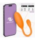 Logan Huevo Vibrador con APP Unibody Naranja