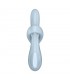 Heat Flex 4 Vibrador con Rotador y Calor Azul