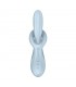 Heat Flex 4 Vibrador con Rotador y Calor Azul