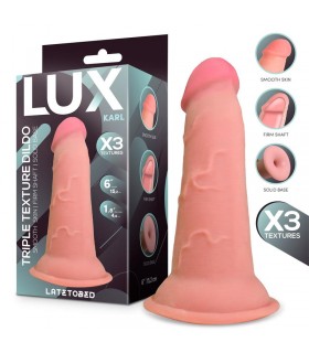 DILDO KARL TRIPLE TEXTURA 6"